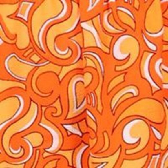 MICHAEL MICHAEL KORS Womens Orange Pull-on Unlined Tiered Mini A-Line Skirt XL - Picture 4 of 4